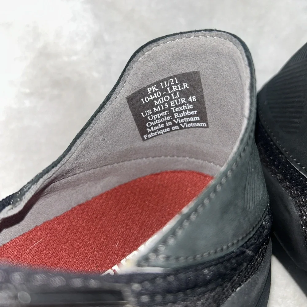 OLUKAI Mio Li Men's Athletic‎ Lace Up 2 in 1 Slide and Shoe Lava Rock- Size 15